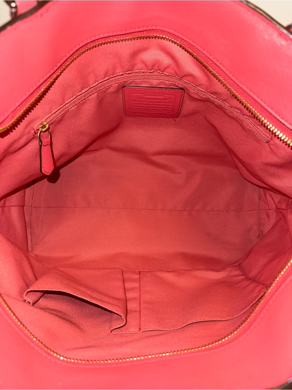 Coach Madison Coral Pink Leather Tote 29002 - Picture 10 of 15